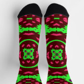 Chaussette Bright Socks Fractal Seamless Patterns 0042085 (Haut)