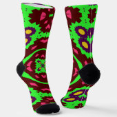 Chaussette Bright Socks Fractal Seamless Patterns 0042085 (Angulaire)