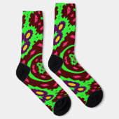 Chaussette Bright Socks Fractal Seamless Patterns 0042085 (Droite)