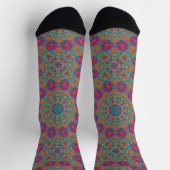 Chaussette Bright Socks Fractal Seamless Patterns 0042088 (Haut)