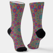 Chaussette Bright Socks Fractal Seamless Patterns 0042088 (Angulaire)