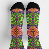 Chaussette Bright Socks Fractal Seamless Patterns 0042090 (Haut)