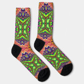 Chaussette Bright Socks Fractal Seamless Patterns 0042090 (Droite)