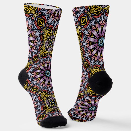 Chaussette Bright Socks Fractal Seamless Patterns 0042094 (Angulaire)