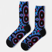 Chaussette Bright Socks Fractal Seamless Patterns 0042096 (Gauche)