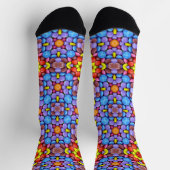 Chaussette Bright Socks Fractal Seamless Patterns 0042097 (Haut)