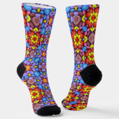 Chaussette Bright Socks Fractal Seamless Patterns 0042097 (Angulaire)