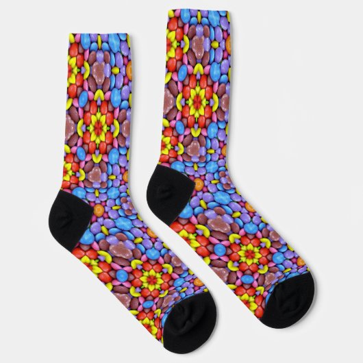 Chaussette Bright Socks Fractal Seamless Patterns 0042097 (Droite)