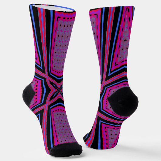 Chaussette Bright Socks Fractal Seamless Patterns 0042099 (Angulaire)