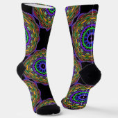 Chaussette Bright Socks Fractal Seamless Patterns 0042100 (Angulaire)