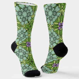 Chaussette Bright Socks Fractal Seamless Patterns 0042102