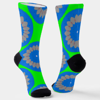 Chaussette Bright Socks Fractal Seamless Patterns 0042104