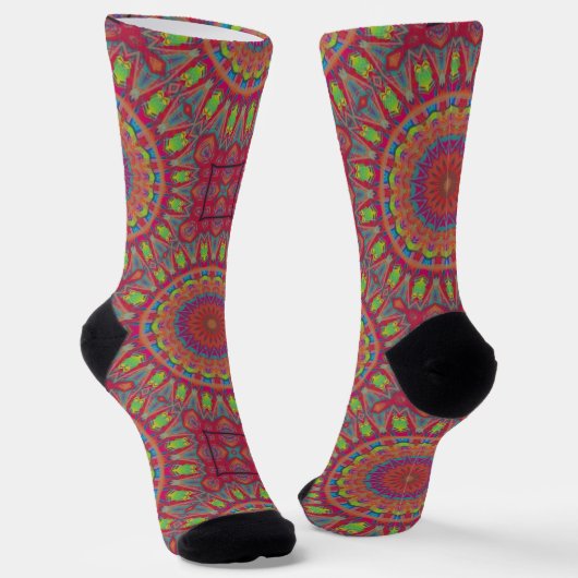 Chaussette Bright Socks Fractal Seamless Patterns 0042105 (Angulaire)