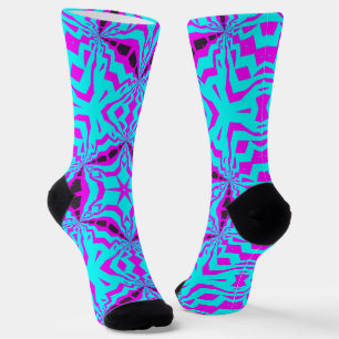 Chaussette Bright Socks Fractales Motifs Sans Fin 0042019