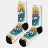 Chaussette Bright Socks Live Laugh Love 0044080 (Gauche)