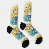 Chaussette Bright Socks Live Laugh Love 0044080 (Droite)