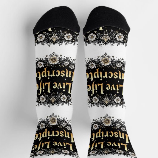 Chaussette Bright Socks Live Life Unscripted 0044016 (Haut)