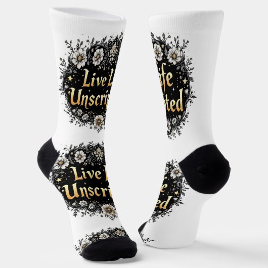 Chaussette Bright Socks Live Life Unscripted 0044016 (Angulaire)
