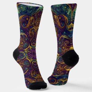 Chaussette Bright Socks Motifs Sans Couture Élaborés 0039283