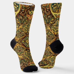 Chaussette Bright Socks Motifs Sans Couture Élaborés 0039295