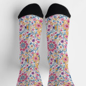Chaussette Bright Socks Motifs Sans Couture Élaborés 0039362 (Haut)