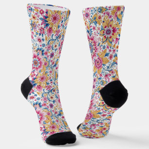 Chaussette Bright Socks Motifs Sans Couture Élaborés 0039362