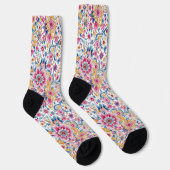 Chaussette Bright Socks Motifs Sans Couture Élaborés 0039362 (Droite)