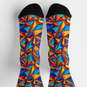 Chaussette Bright Socks Motifs Sans Couture Élaborés 0039385 (Haut)