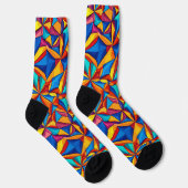 Chaussette Bright Socks Motifs Sans Couture Élaborés 0039385 (Droite)