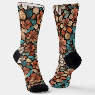Chaussette Bright Socks Motifs Sans Couture Élaborés 0039388