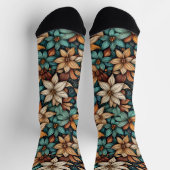 Chaussette Bright Socks Motifs Sans Couture Élaborés 0039397 (Haut)