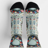 Chaussette Bright Socks Motifs Sans Couture Élaborés 0039398 (Haut)