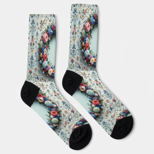 Chaussette Bright Socks Motifs Sans Couture Élaborés 0039398 (Droite)