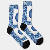 Chaussette Bright Socks Motifs Sans Couture Élaborés 0039406 (Droite)