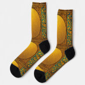 Chaussette Bright Socks Motifs Sans Couture Élaborés 0039420 (Gauche)