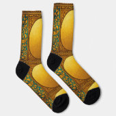 Chaussette Bright Socks Motifs Sans Couture Élaborés 0039420 (Droite)