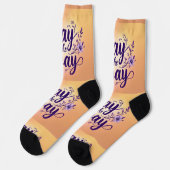 Chaussette Bright Socks Motivational Art 0043973 (Gauche)