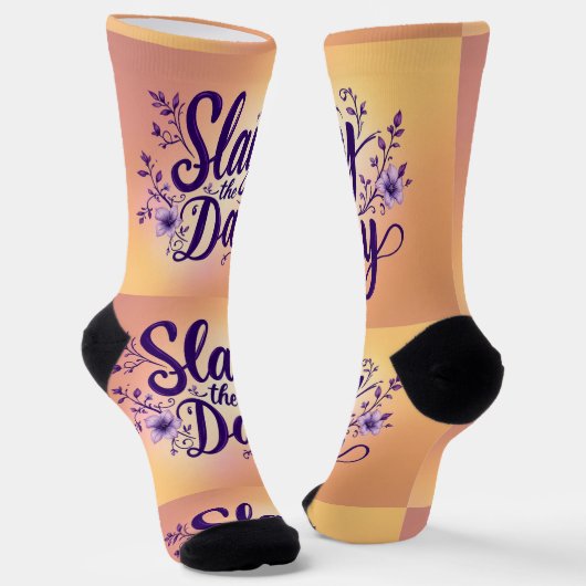 Chaussette Bright Socks Motivational Art 0043973 (Angulaire)