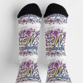 Chaussette Bright Socks Motivational Art 0043979 (Haut)