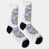 Chaussette Bright Socks Motivational Art 0043979 (Droite)