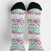 Chaussette Bright Socks Motivational Art 0043982 (Haut)