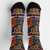 Chaussette Bright Socks Motivational Art 0043987 (Haut)