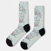 Chaussette Bright Socks Motivational Art 0043988 (Gauche)