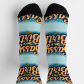 Chaussette Bright Socks Motivational Art 0043994 (Haut)
