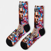 Chaussette Bright Socks Picture Art 0038499 (Gauche)