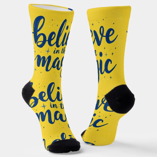 Chaussette Bright Socks RANDOPIX Art Believe In The Magic (Angulaire)