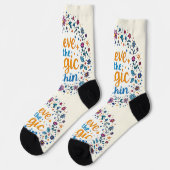 Chaussette Bright Socks RANDOPIX Art Socks 0039486 (Gauche)