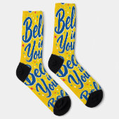 Chaussette Bright Socks RANDOPIX Believe In Yourself 0039497 (Droite)