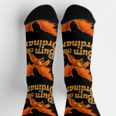 Chaussette Bright Socks RANDOPIX Burn The Ordinary 0039501 (Haut)