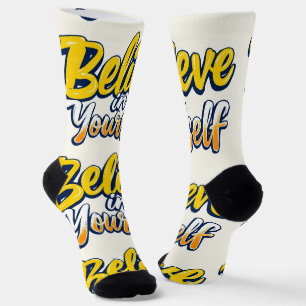 Chaussette Bright Socks RANDOPIX Croyez En Vous-Même 0039491
